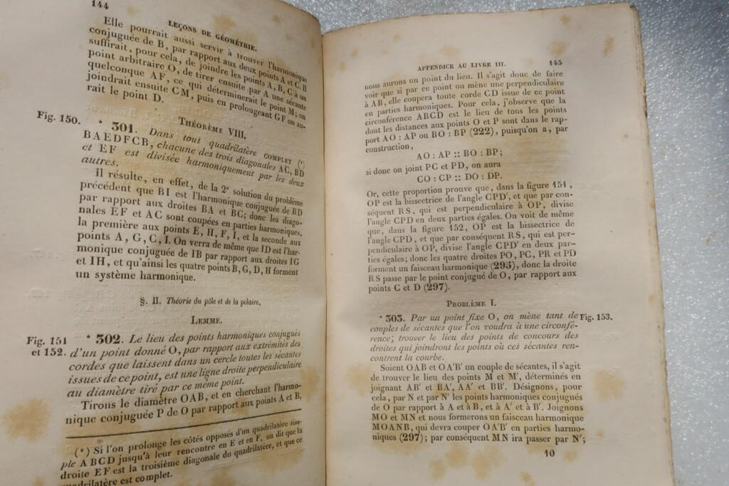 géométrie CIRODDE LECONS DE GEOMETRIE ANALYTIQUE précédées des éléments 1844