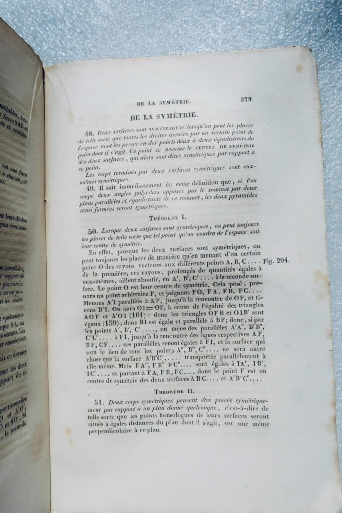 géométrie CIRODDE LECONS DE GEOMETRIE ANALYTIQUE précédées des éléments 1844