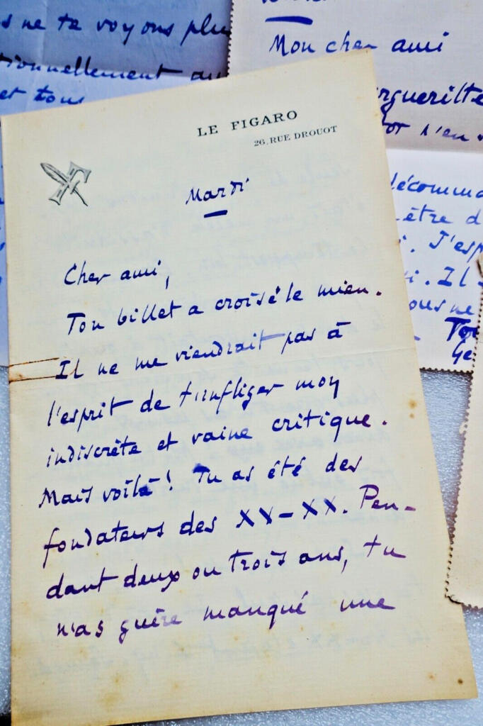 Autograph Letters from BOURDON to GREGH