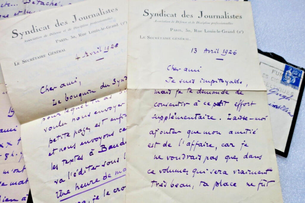 Autograph Letters from BOURDON to GREGH