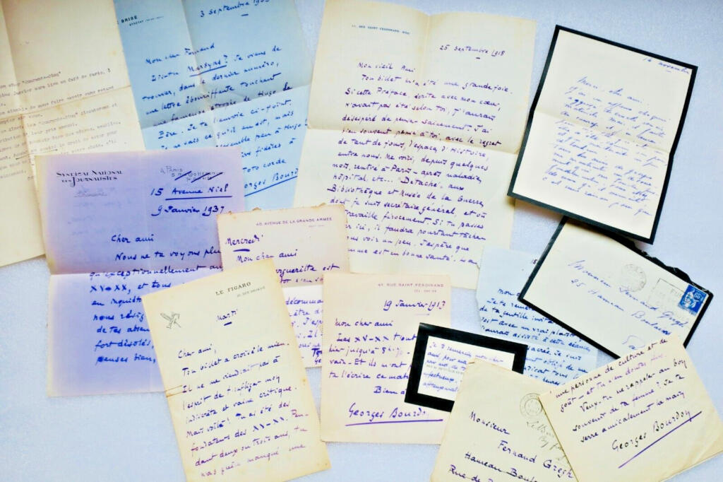 Autograph Letters from BOURDON to GREGH