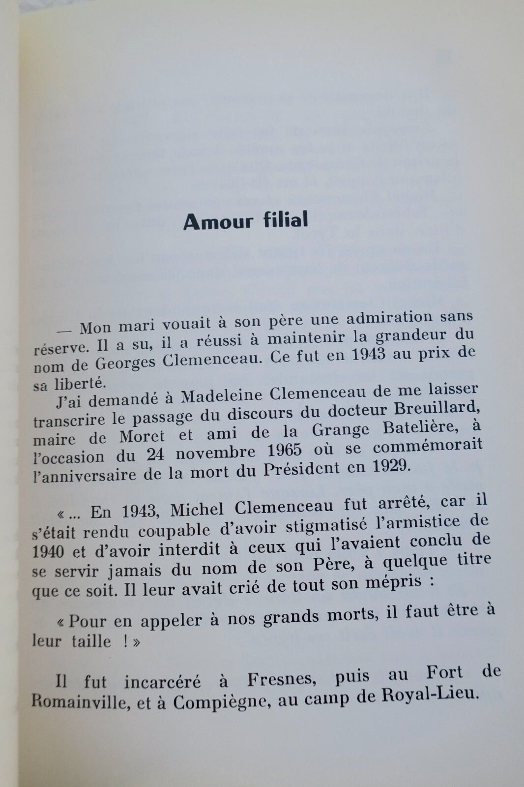GEORGES CLEMENCEAU – SA VIE RACONTEE A LA JEUNESSE DE FRANCE – ENVOI DE L’AUTEUR - La Librairie Antique