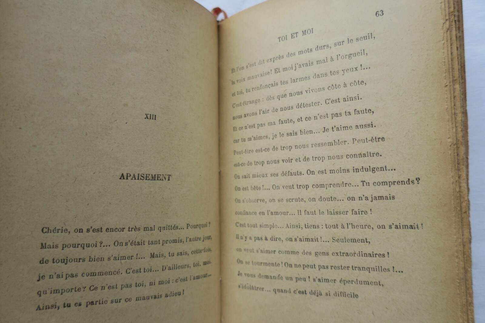Personal reflections and correspondence<span class="lla-card-orig-wrap"><span class="lla-card-orig">❦ GERALDY Toi et Moi. 1918 + lettre de l’auteur</span></span> - La Librairie Antique
