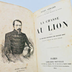 GERARD La Chasse au LION ill-Gustave Doré 1855