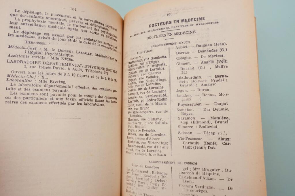 Gers Department Directory 1954