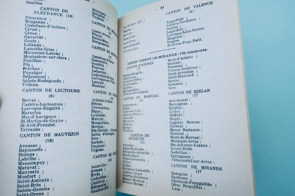 Gers Department Administrative and Commercial Directory 1963