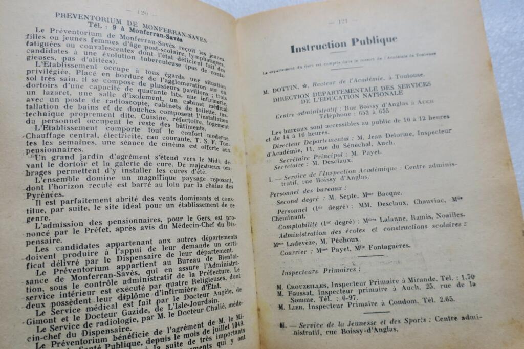 Administrative and statistical directory