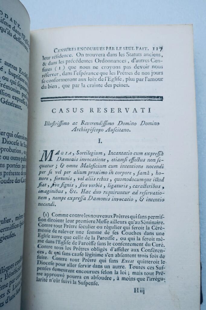 Sammlung der Synodalstatuten des Bistums Auch