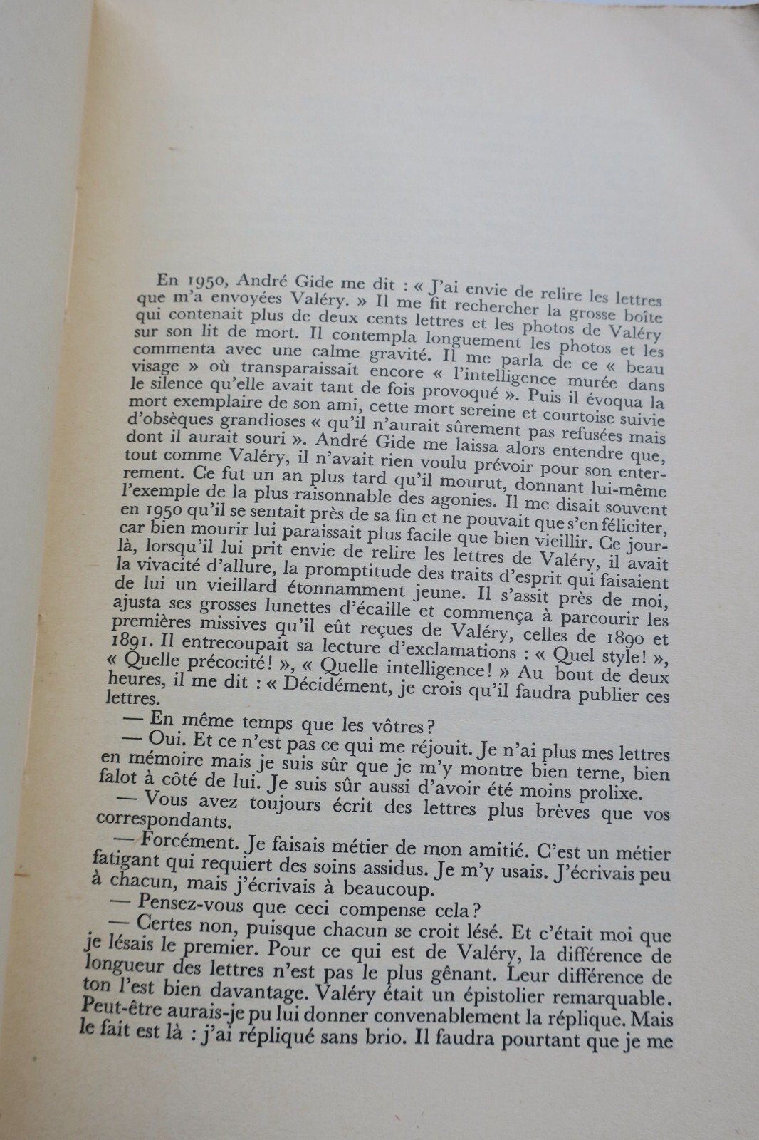Korrespondenz zwischen Gide und Valéry - Image 6