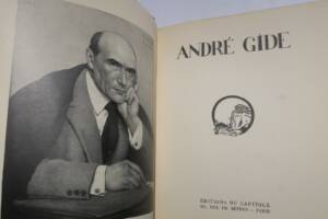 Ehrung für André Gide, 1928