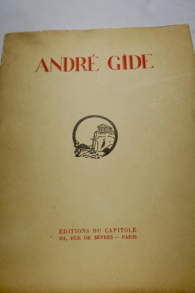 GIDE Hommage à André Gide 1928