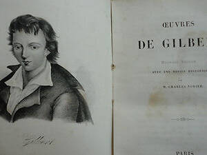 Gilbert Oeuvres de gilbert avec une notice historique par charles Nodier