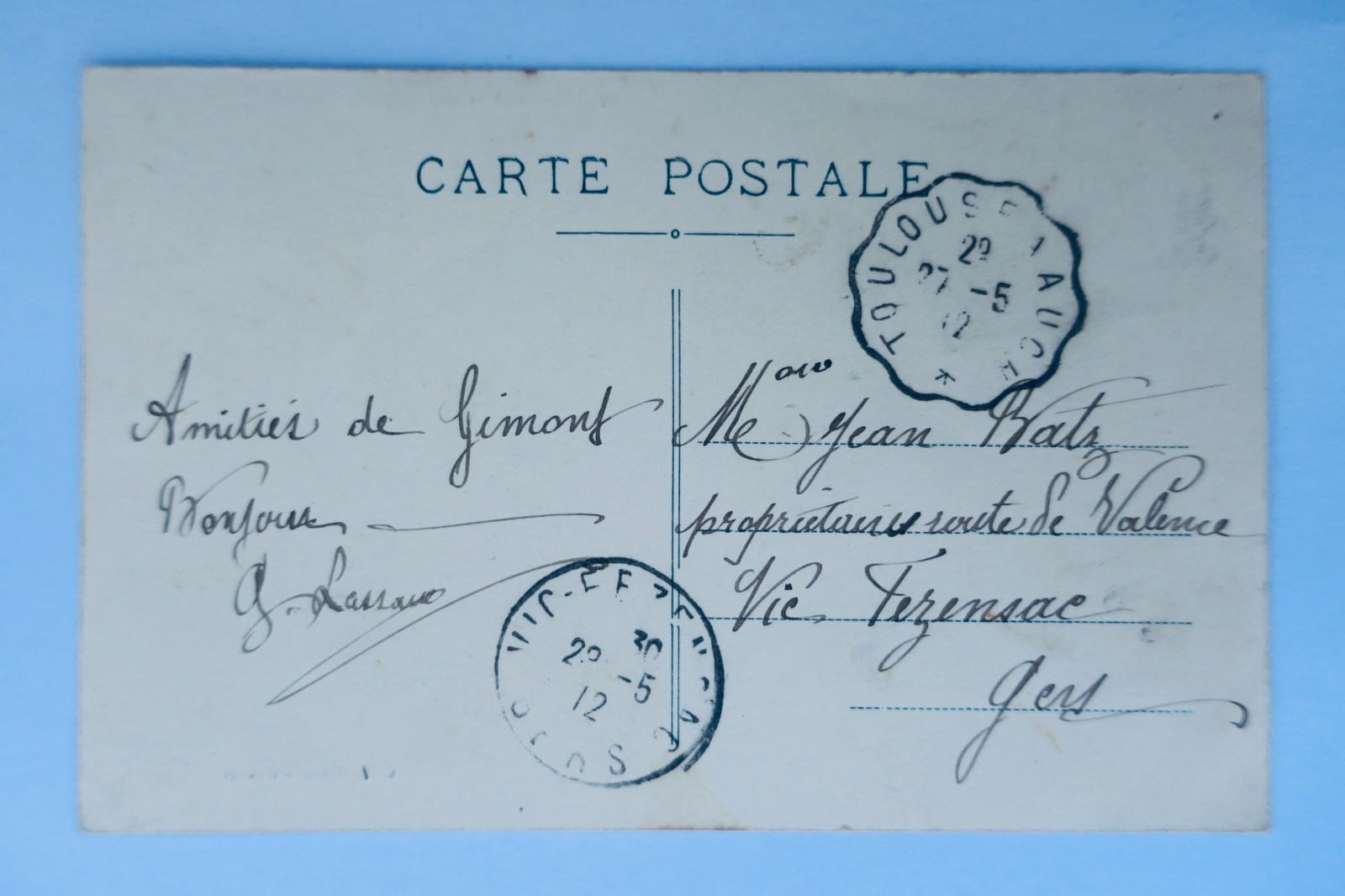 Gimont 32 gers halle centrale 1912 - La Librairie Antique