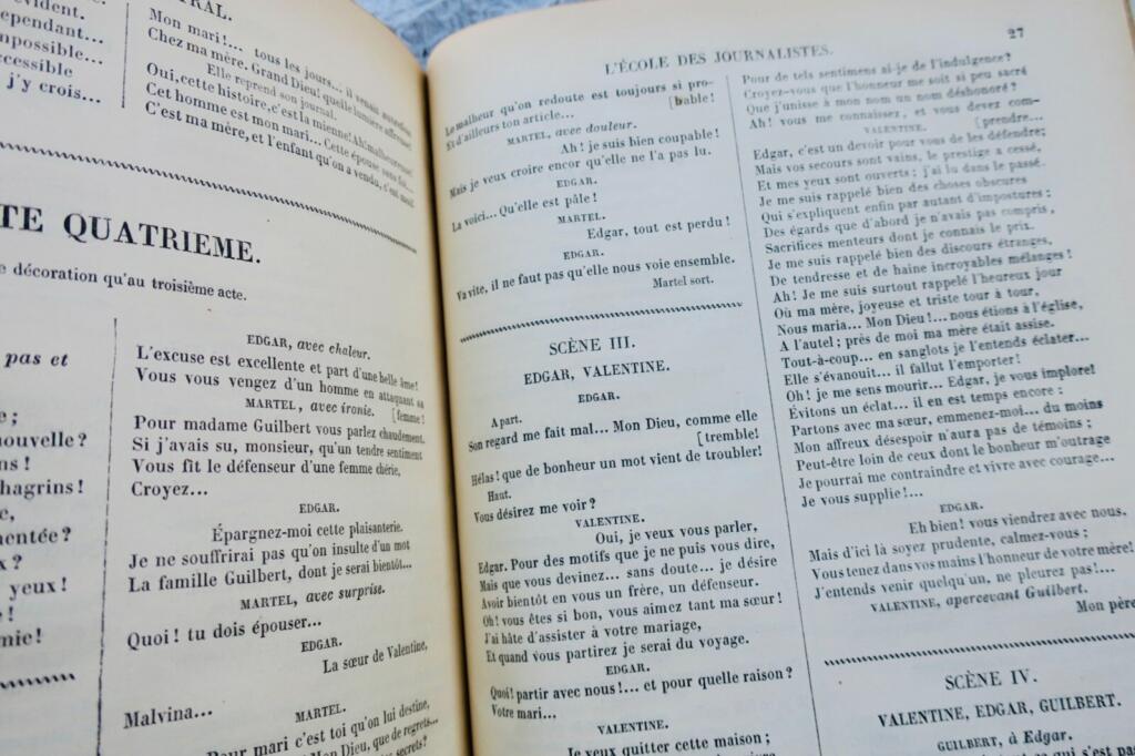 GIRARDIN L&rsquo;école des journalistes: comédie en cinq actes et en vers