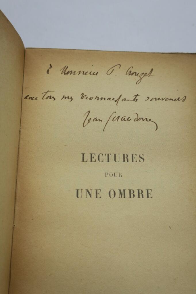 Jean Giraudoux's Notable Lectures