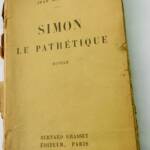 GIRAUDOUX (Jean). Simon le pathétique + dédicace