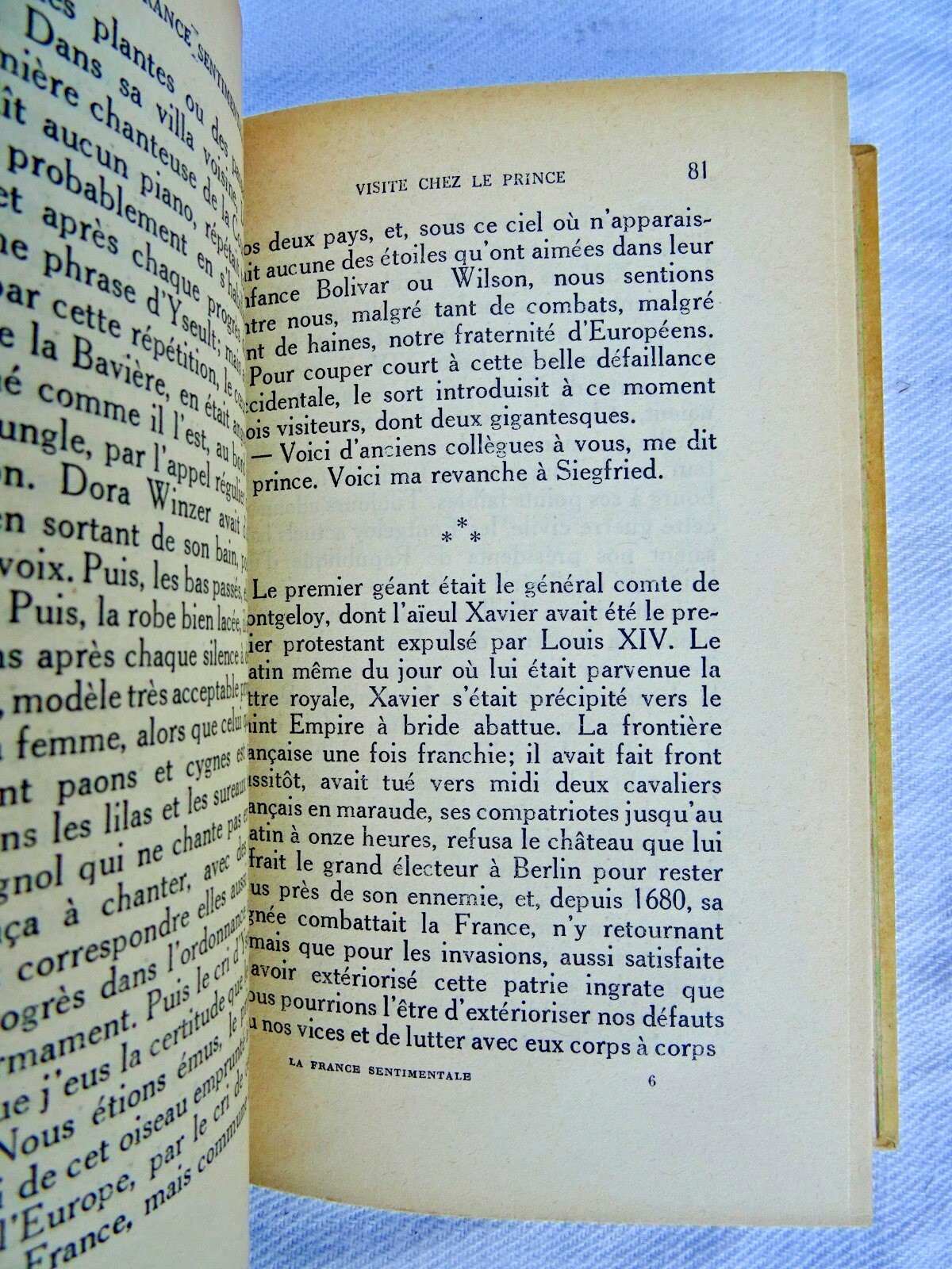 A sentimental journey through France<span class="lla-card-orig-wrap"><span class="lla-card-orig">❦ Giraudoux La France Sentimentale, 1932 EO</span></span> - La Librairie Antique