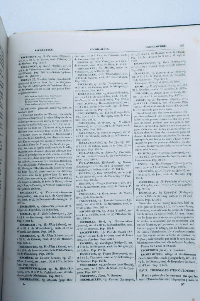 Girault de Saint Pargeau Dictionnaire géographique, historique, industriel..1844