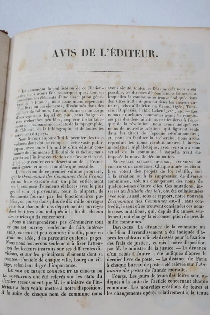 Girault de Saint Pargeau Dictionnaire géographique, historique, industriel..1844