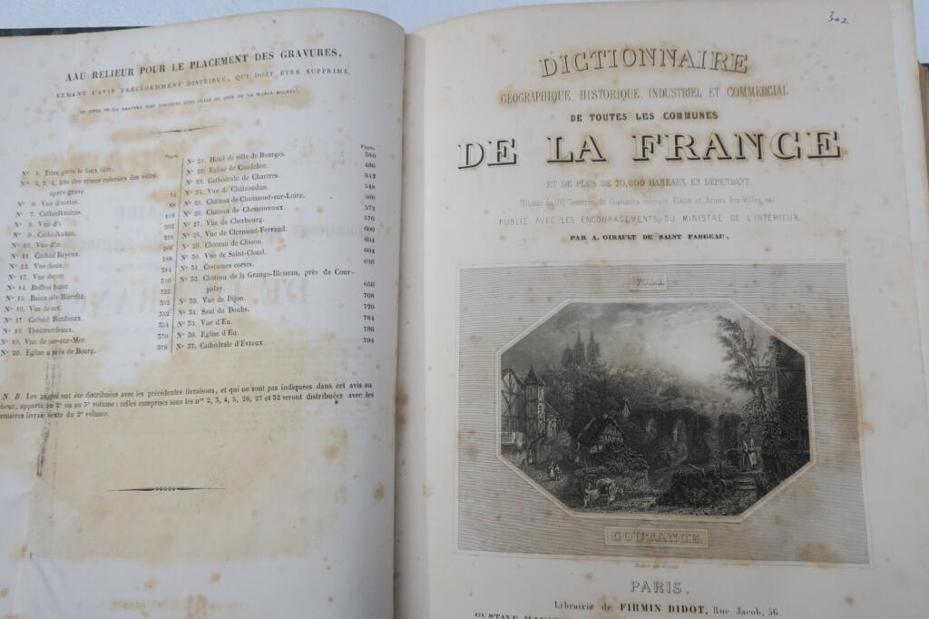 Girault de Saint Pargeau Dictionnaire géographique, historique, industriel..1844