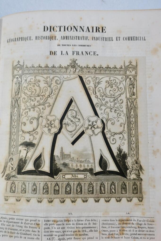 Girault de Saint Pargeau Dictionnaire géographique, historique, industriel..1844