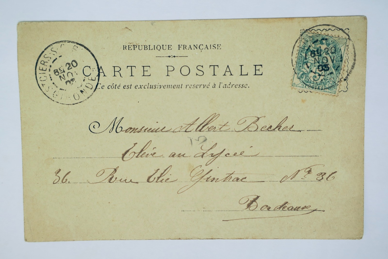 Gironde la petit Gironde affiche crevée - La Librairie Antique
