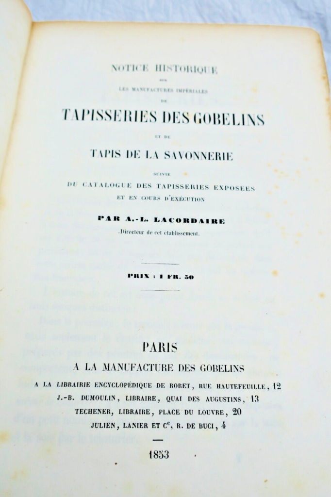 Kaiserliche Wandteppich-Manufakturen: Gobelins und Savonnerie