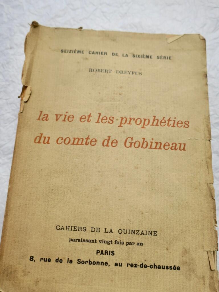 Gobineau biography and prophetic writings