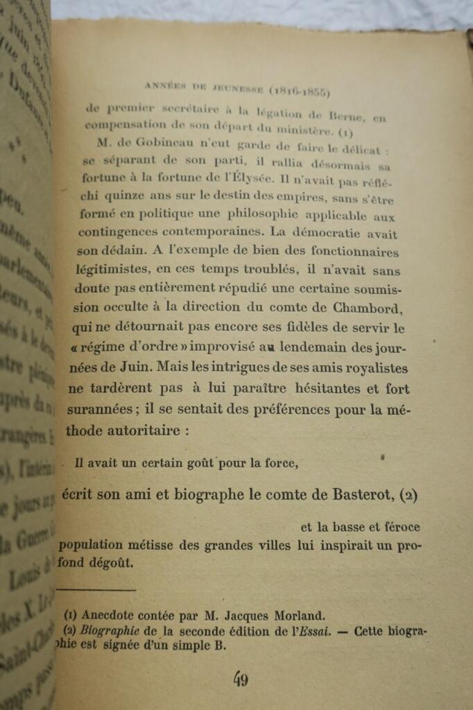 Gobineau biography and prophetic writings