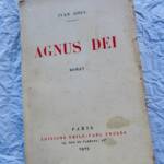 Ivan Goll, Agnus Dei. Roman. Mit Widmung