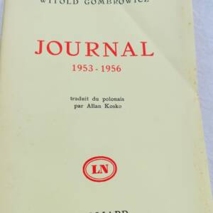 维托德·冈布罗维奇日记（1953-1956）