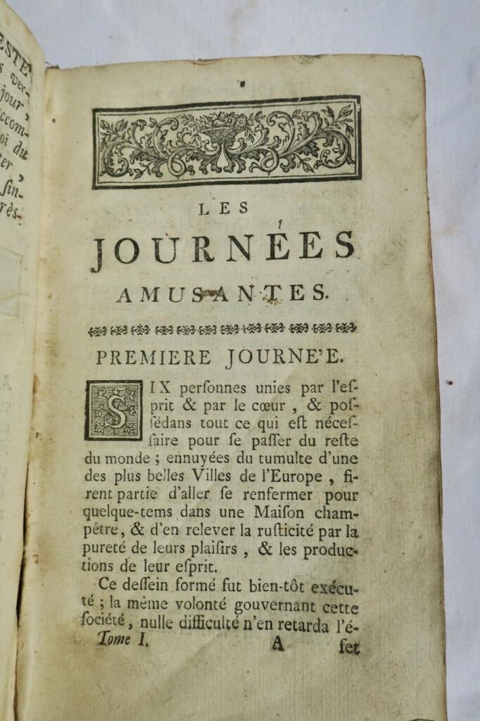 GOMEZ Les journées amusantes, dédiées au roy 1740