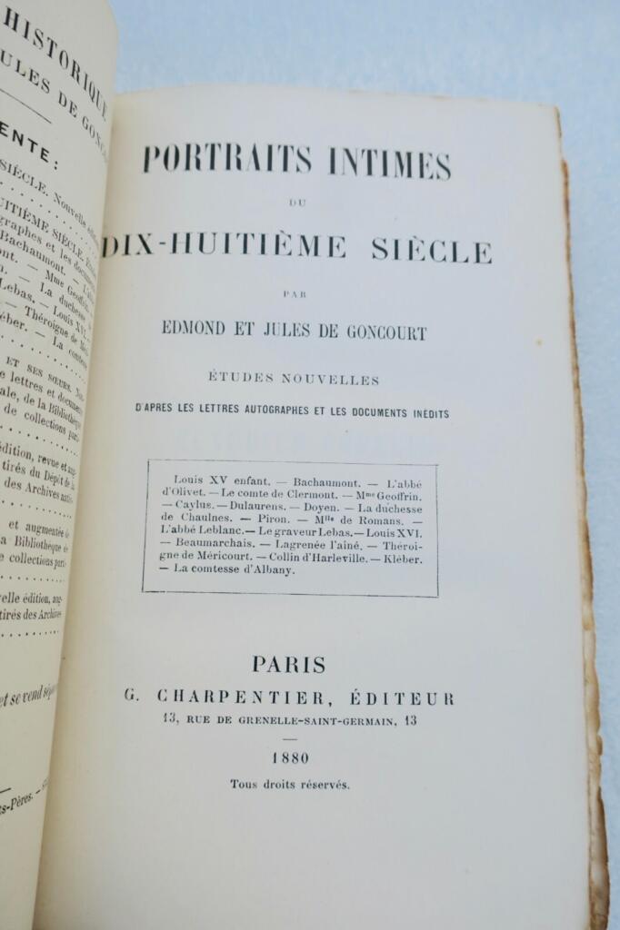Intime Porträts der französischen Gesellschaft des 18. Jahrhunderts