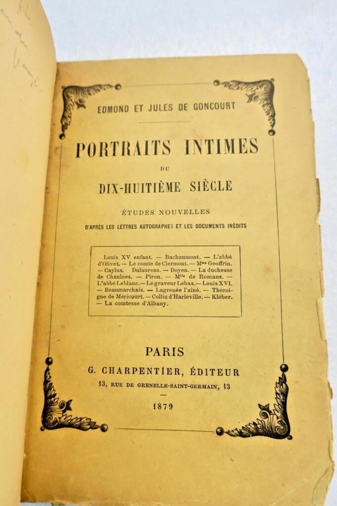 Intime Porträts der französischen Gesellschaft des 18. Jahrhunderts