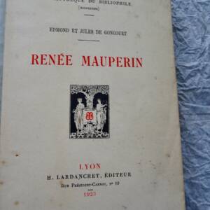 Goncourt Edmond et Jules Renée Mauperin Renée Mauperin