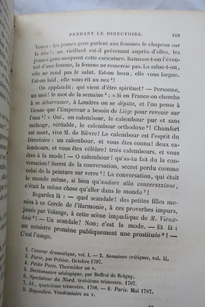 French Society During the Directory Period