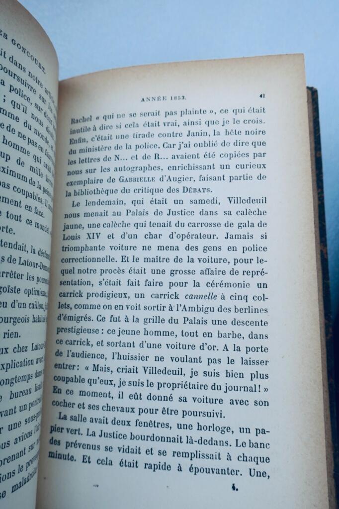 Literary memoirs and journal of 19th-century French life