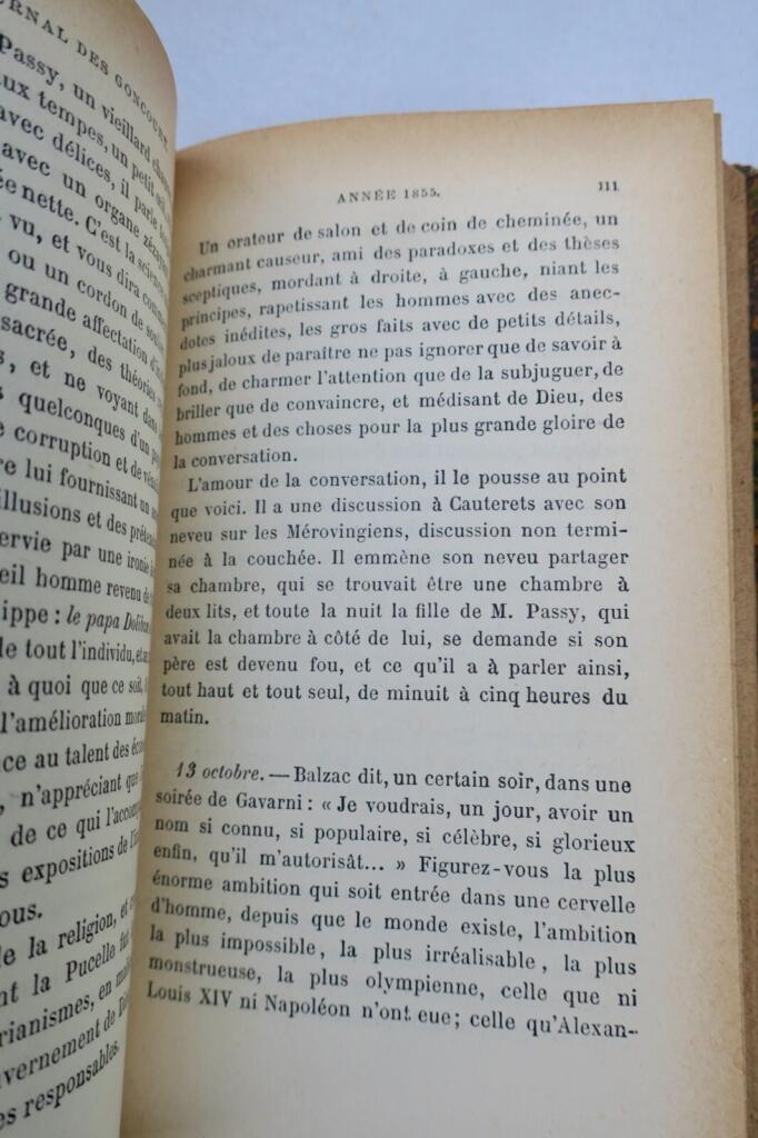 Literary memoirs and journal of 19th-century French life