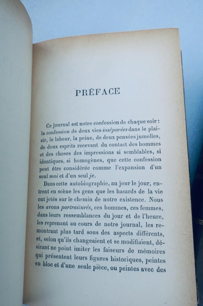 Literary memoirs and journal of 19th-century French life