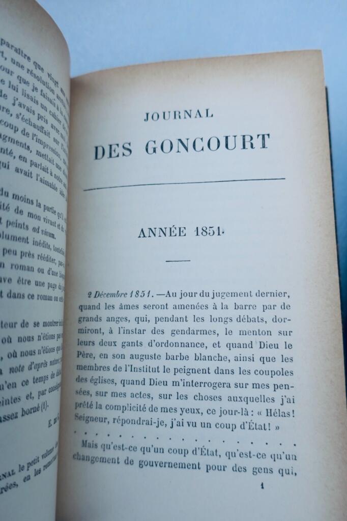 Literary memoirs and journal of 19th-century French life