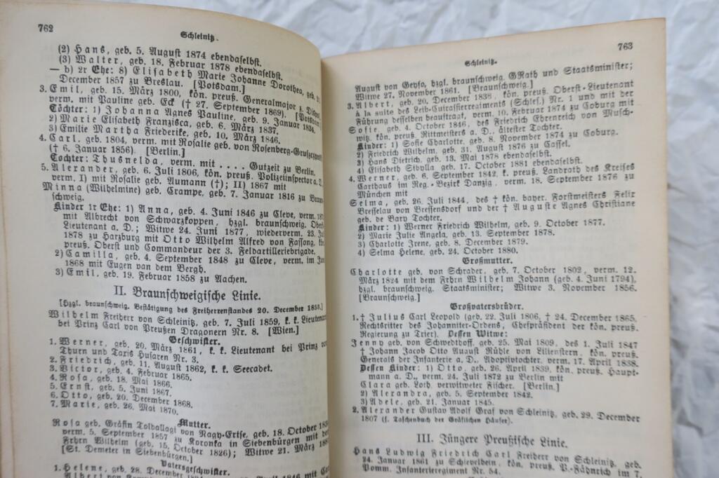 Genealogische Einblicke aus 1883