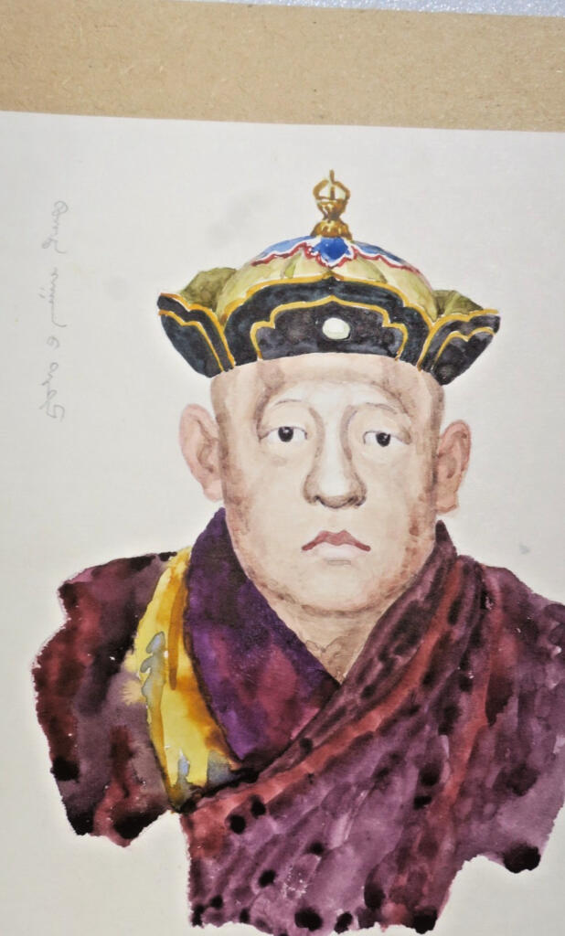 来自喜马拉雅的原始水粉画