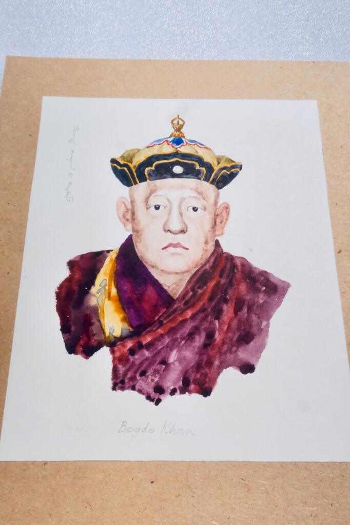 来自喜马拉雅的原始水粉画
