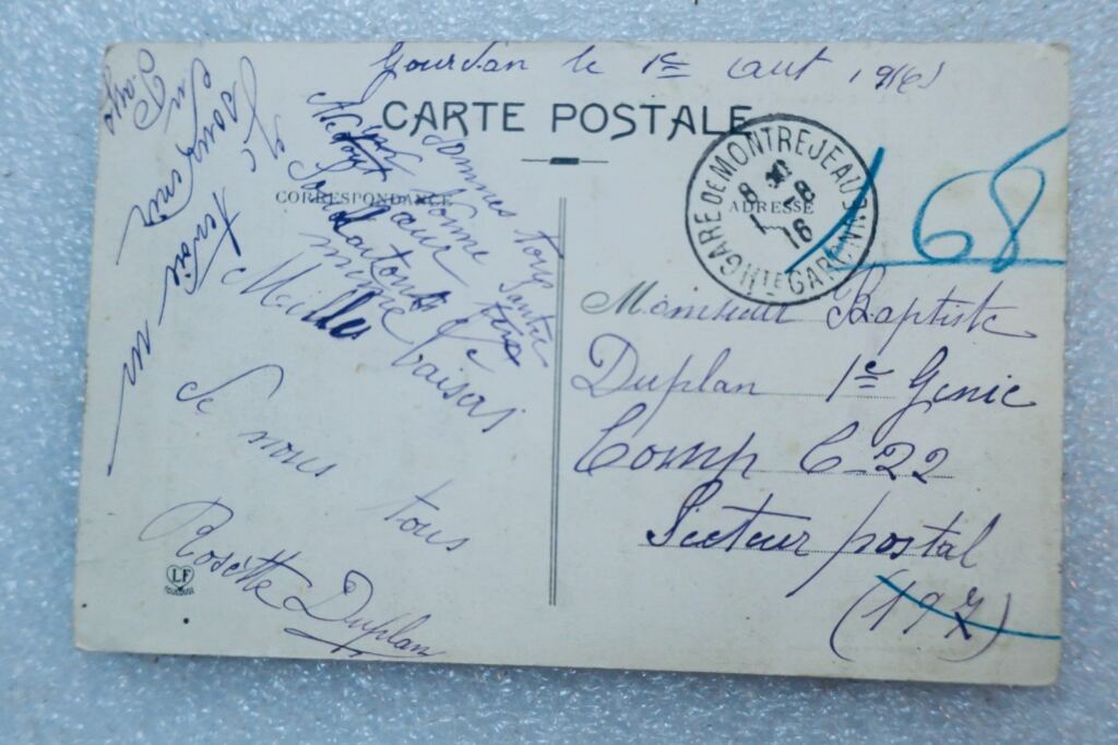 Gourdan near Montréjeau Castle 1916