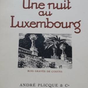 GOURMONT (Remy de) Une nuit au Luxembourg