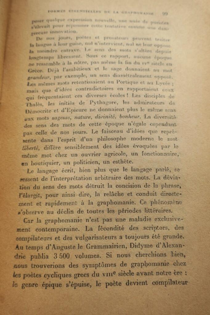 graphomanie essai de psychologie morbide 1912