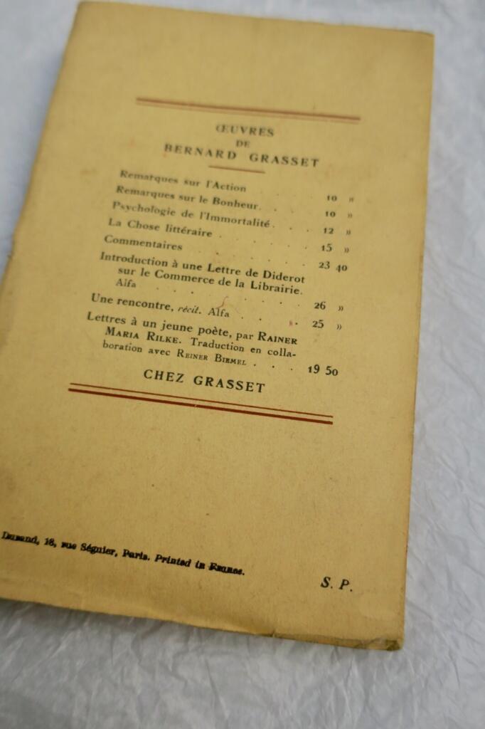 Weg der Schrift von Bernard Grasset