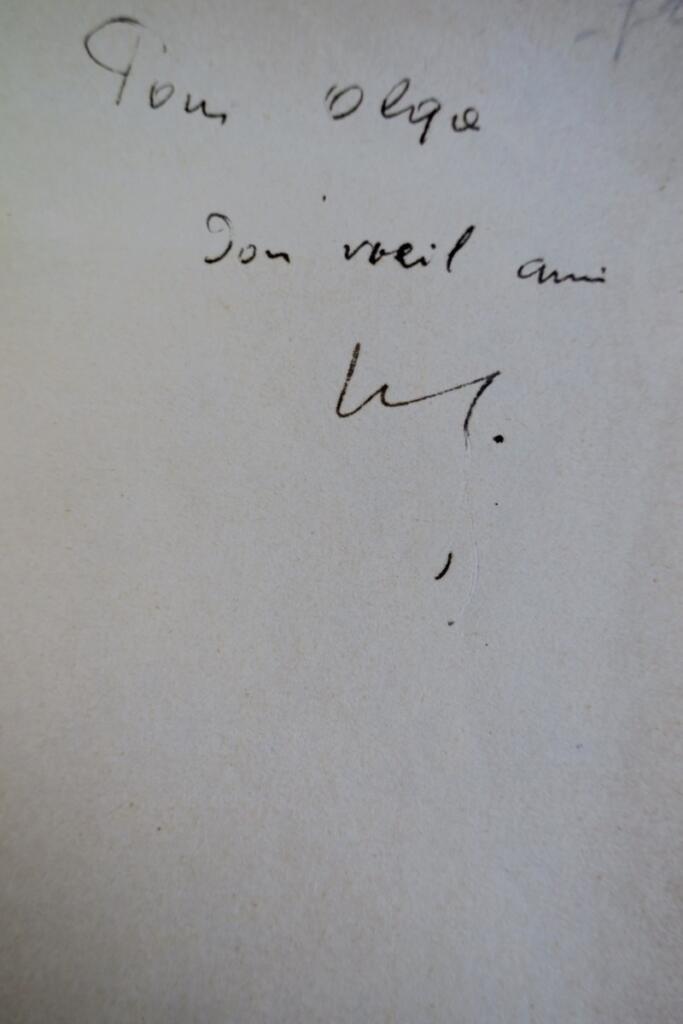 GRASSET UNE RENCONTRE PARIS, 1940, dédicace