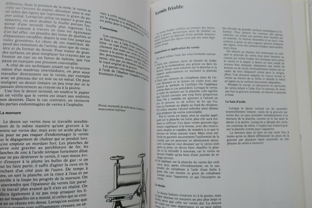 gravure Les techniques de la gravure : guide des techniques et de l’histoire..