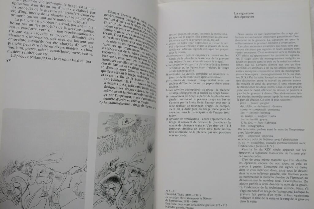 gravure Les techniques de la gravure : guide des techniques et de l’histoire..